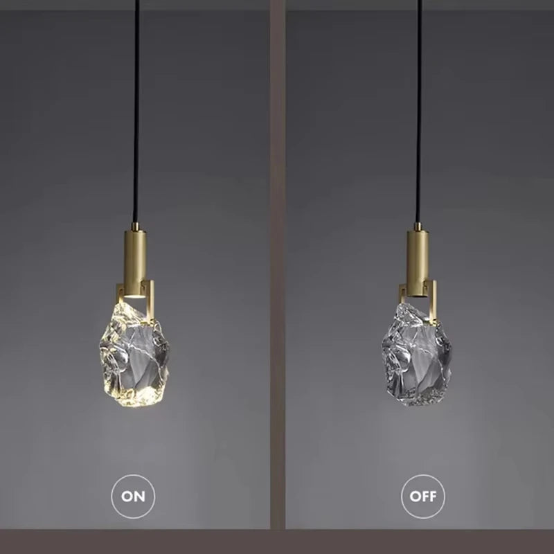 Modern Luxury Style Crystal Led Pendant Lamp For Dining Room Kitchen Bedroom Bedside Living Room Decoration Chandelier Lights