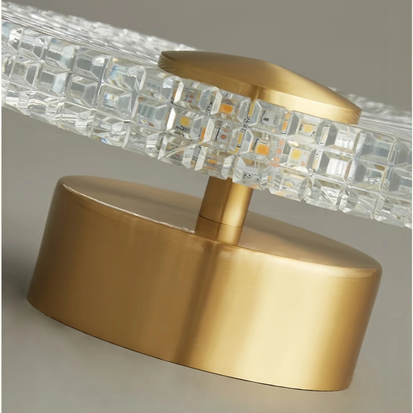 Modern Round Wall Light Indoor LED Creative Copper Acrylic Sconce Light Aisle Stair Decor Wall Light For Parlor Dining Bedroom
