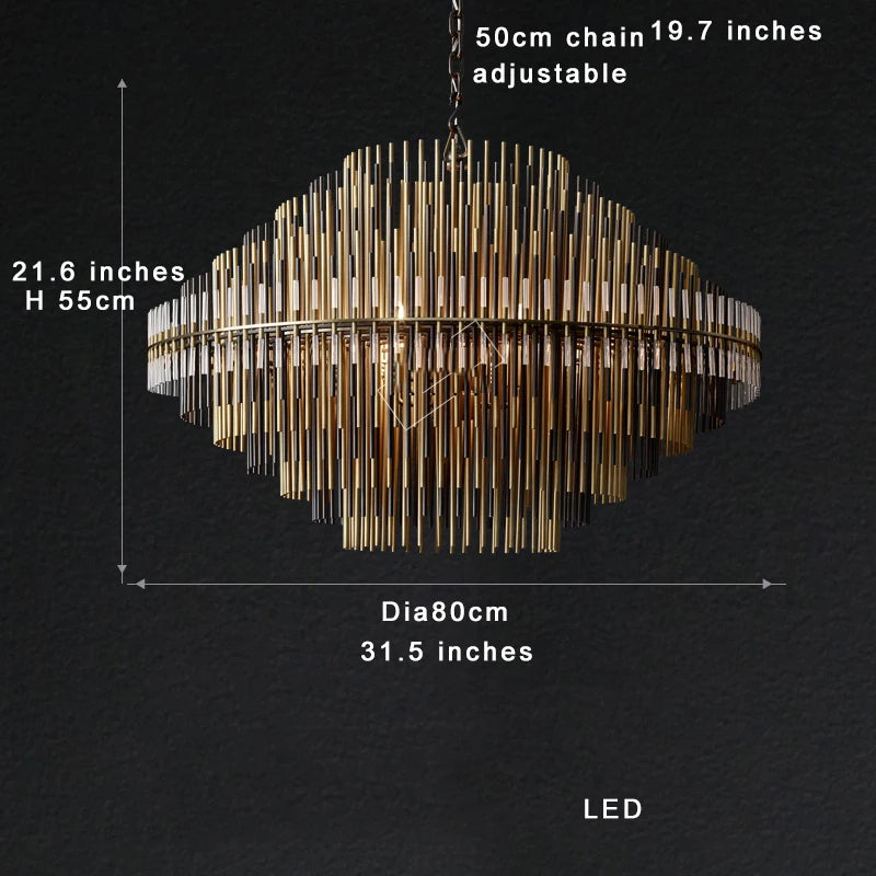 American Style Luxury Post-modern Glass Bar Wall Sconce Lamps Bronze Matte Black/Chrome Wall Mounted Lights Industrial