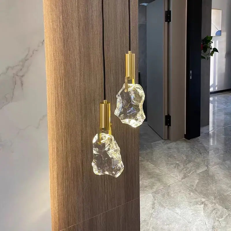 Modern Luxury Style Crystal Led Pendant Lamp For Dining Room Kitchen Bedroom Bedside Living Room Decoration Chandelier Lights