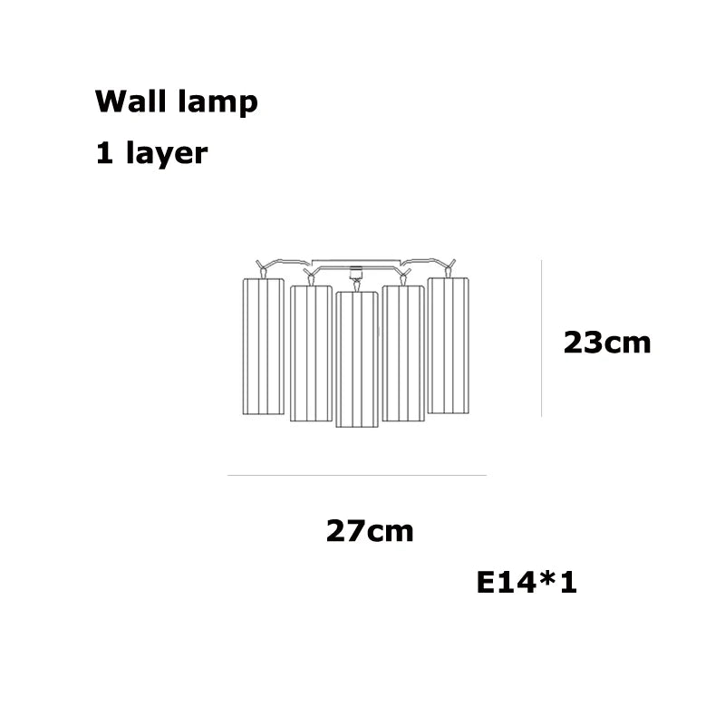 Elevate Your Living Room With Our Luxury Glass Tube E14 LED Chandelier High-end Pendant Light Pink White Dimming Function