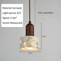 Stone Led Pendant Lamp For Dining Room Kitchen Table Living Room Bedroom Bedside Modern Nordic Style Decoration Chandelier Light